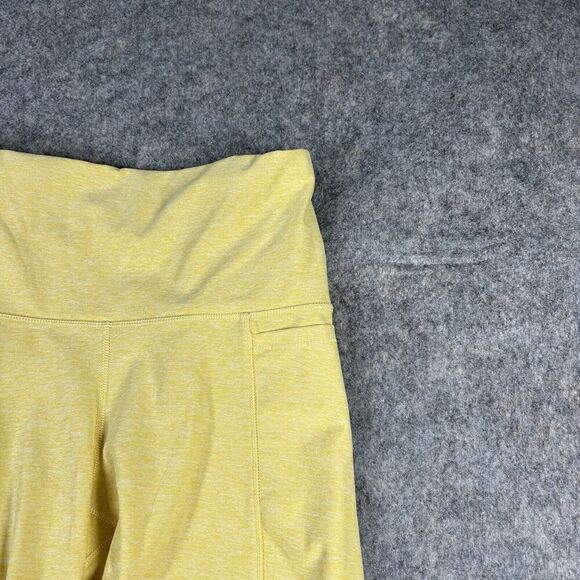 CALIA Biker Shorts Women's Small LustraLux Calming High Rise Pocket Yellow - Picture 2 of 8